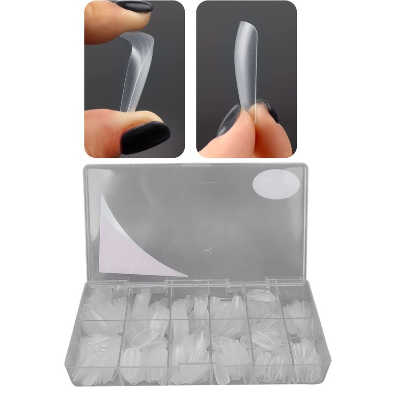 504 Puntas de Uñas Postizas Extralargas, Puntas de Uñas Artificiales
