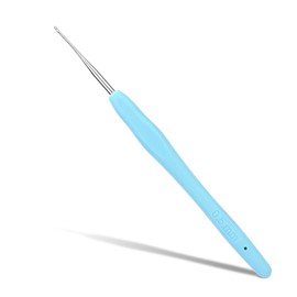 SUVSOON 0.5mm Lace Crochet Hooks Crochet Knitting, Ergonomic Soft Handles Crochet Hooks for Arthritic Hands, Light and Comfortable Crochet Tool, Crochet Hook for Knitting Suitable for Beginners