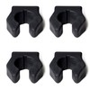Longoni Billiard Pool Cue Rack Rubber Replacement Clips, Pack of