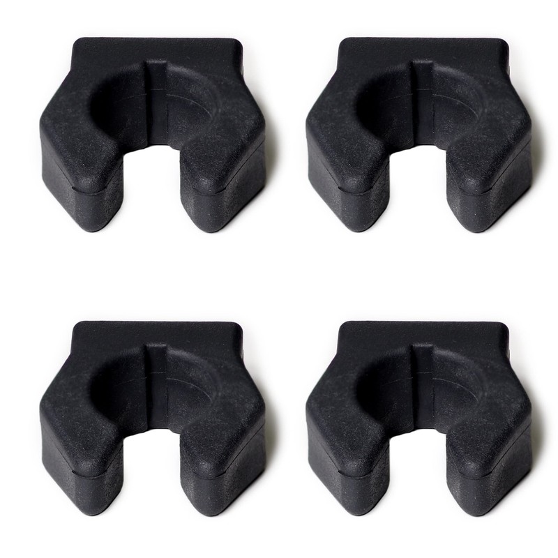 Longoni Billiard Pool Cue Rack Rubber Replacement Clips, Pack of