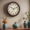 HYLANDA Wall Clock, 9 Inch Silent Non Ticking Classic Battery