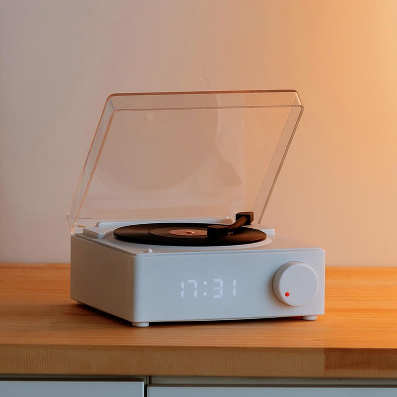 Record Player, 3 Modes Record Player with Bluetooth Speaker, Portable