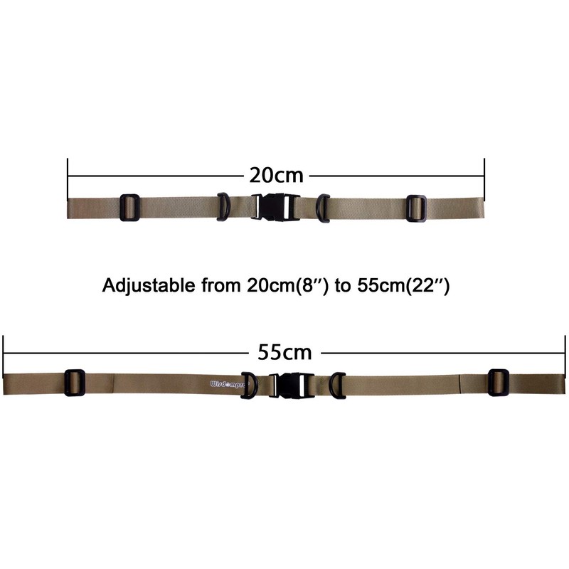 Backpack Chest Strap, Wisdompro Adjustable Chest Belt, Heavy Duty Sternum