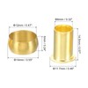 Patikil 12mm Tube OD Brass Compression Sleeves and Ferrules, 20