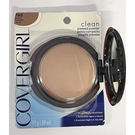 Covergirl Clean Pressed Powder Lightweight, Natural Finish (165) Tawny
