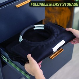 Twira 125L Pro XX-Large Laundry Baskets, Laundry Hamper Stands Up Well, Laundry Bag with Padded Handles, Waterproof Laundry Basket Collapsible, Clothes Hamper for College, Bathroom (Red)