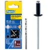 Rapid Blind Rivets Aluminium Black Diameter 4.8 mm 6-9 mm