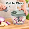 500 ml Manual Food Chopper for Kitchen Prep – Stainless