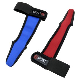 Xhziy Fishing Single Finger Glove Breathable Sports Elastic Gloves Red Blue for Outdoor Fishing 2PCS