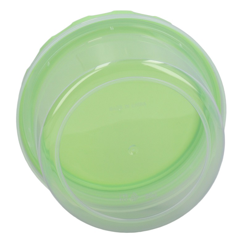 12 Sets 1 Cup Containers 8oz Stackable Reusable Round Plastic