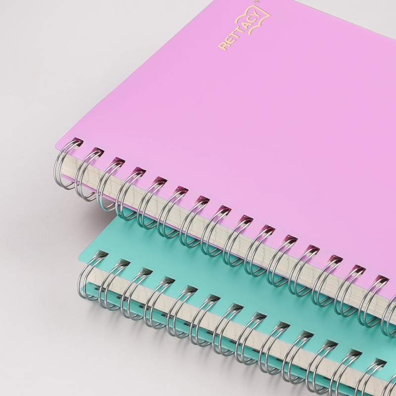 RETTACY Pocket Notebook, Mini Spiral Notebook with 160 Pages, 4.5"