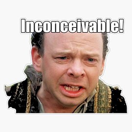 Inconceivable Bumper Sticker Vinyl Decal 5 inches