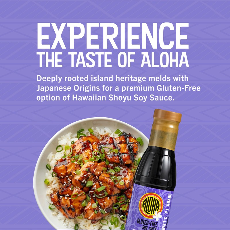 Aloha Shoyu - Gluten Free Soy Sauce - Smooth, Balanced