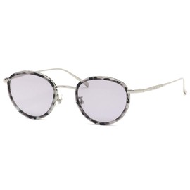 Nano Universe NUS-111 Sunglasses, 2, 48 Sizes, Nanouniverse Retro Stylish, Boston, Soft Frame, Men's, Women's, Frame Color: Silver (Rims) Gray Demi Lens Color: Smoke