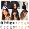 32 Pcs Hair Braids Dreadlock Non-Piercing Ear Clip Beard Beads
