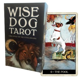 Tarot Cards, 78 Cards, Weighted Edition, Tarot Divination, Wise Dog Tarot, Japanese Instruction Manual Included (English Language Not Guaranteed)