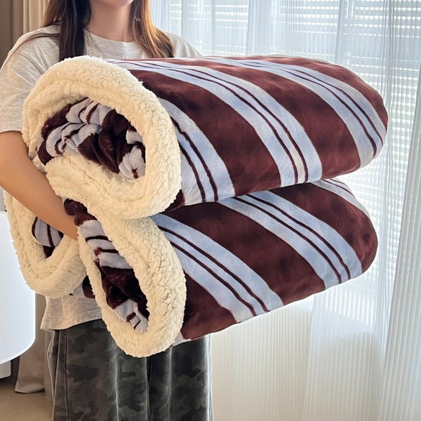 PAJEO King Size Blanket for Bed - Fleece Soft Cozy