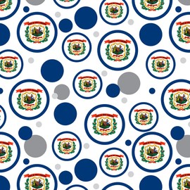 GRAPHICS & MORE West Virginia State Flag Premium Gift Wrap Wrapping Paper Roll