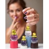 ZERMAT Set de 4 Esmaltes de Uñas Premium, Tonos Púrpura,
