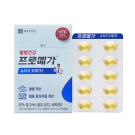프로메가 뉴티지오메가3 430mg 60캡슐 1박스 zc Promega New-Tig Omega 3 430mg 60 Capsules 1 Box zc