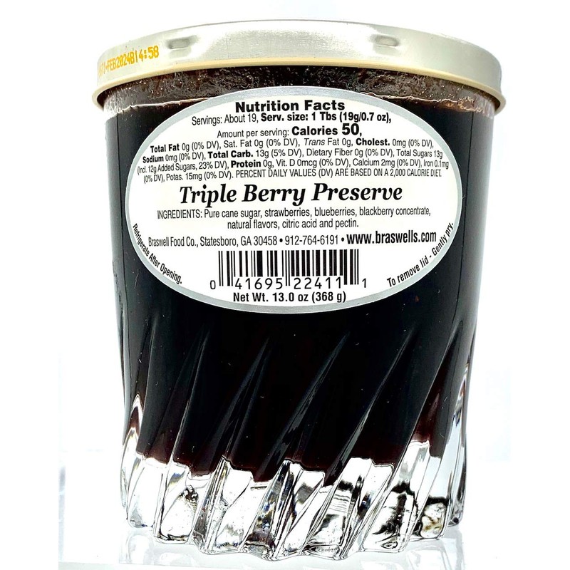 Braswell's Select Triple Berry Preserves