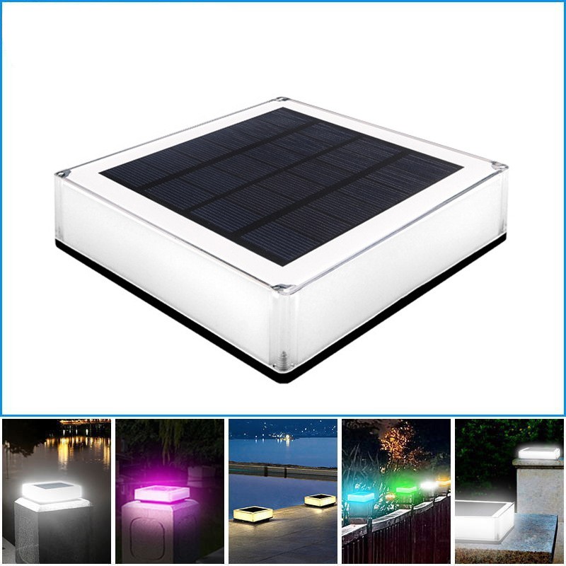 Solar LED Post Light High Brightness Waterproof Safe Stable Solar