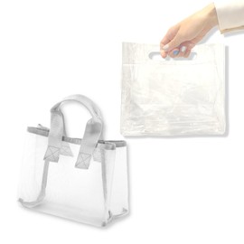 Spa Bag, Plastic Bag (Can be Used in 3 Ways! Mesh x Vinyl Material) Hot Spring Bag, Travel, Clear Bag (Great for Pools, Saunas, Gyms, Etc); Waterproof, For the Sea, Spa, Bedrock Bath, Hot Springs
