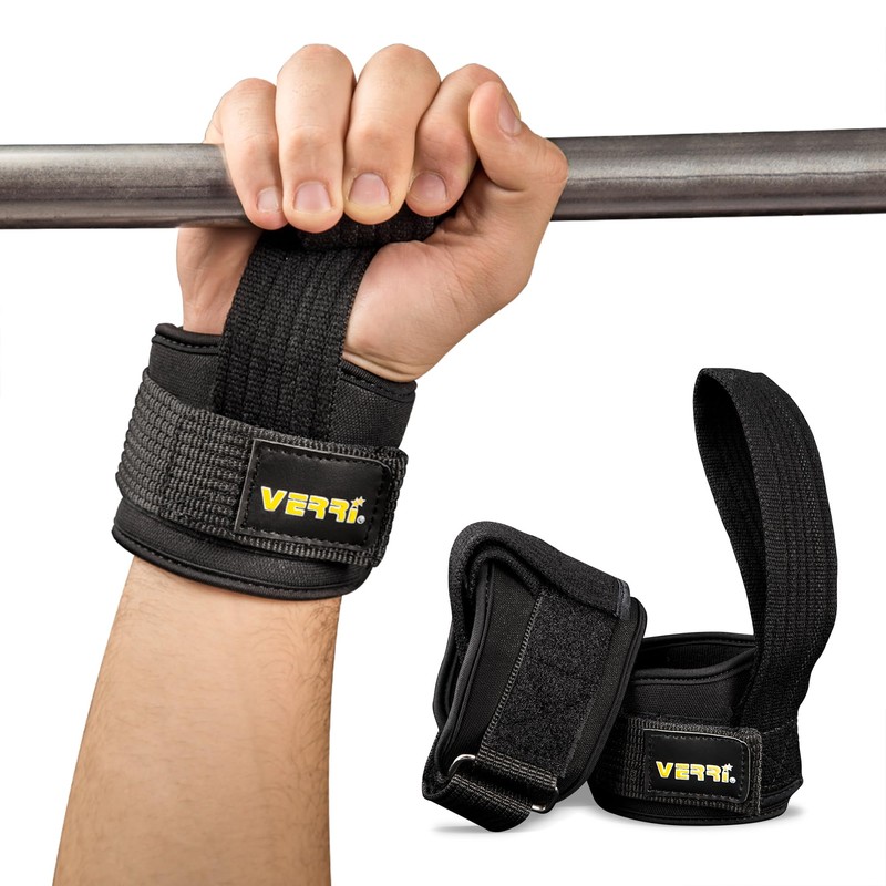 VERRI | Straps con muñequera para levantamiento de pesas, rutinas,