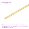 DMiotech 20 Pack 4" x 1/16" Brass Rods,Solid Round Brass