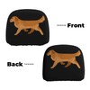 DITXIT Cute Golden Retriever Universal Car Headrest Cover Soft Car