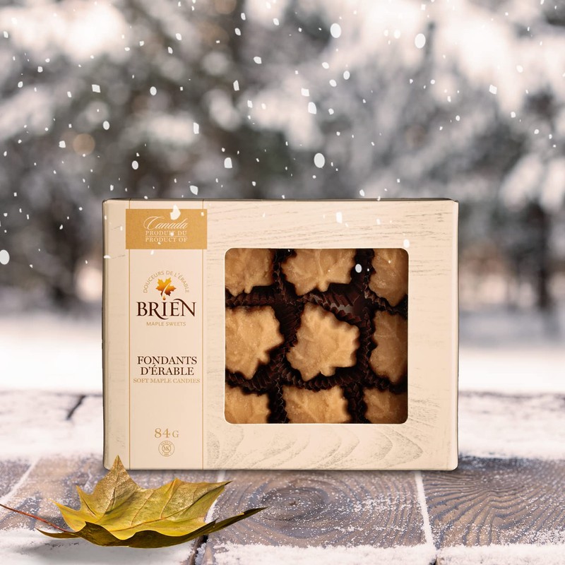 Brien Maple Soft Candy, Leaf Candy, Vegan Contains No Milk,