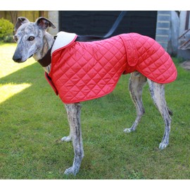 Cosipet Greyhound Anorak Nylon Coat, 51 cm, Red