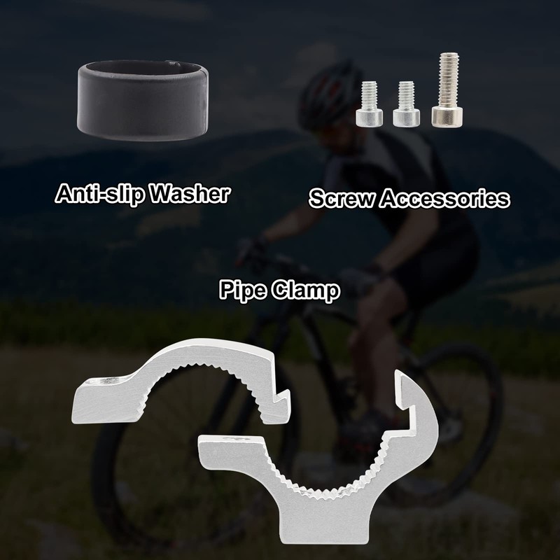 Biqing 1PC Motorcycle Spotlight Mount Bracket,Multifunctional Motorcycle Fog Light Tube