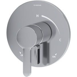 Symmons Solarity Wall Mounted Single Handle Shower Valve Trim in Polished Chrome (Valve Not Included)
