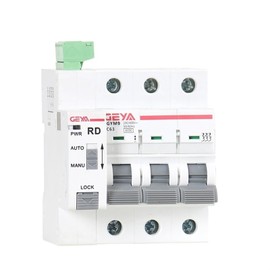XYBSDBTNR Din Rail GYM9 3P MCB with Autoreclose Device Automatic Reset Circuit Breaker Smart Home MCB Auto Recloser(3PMCB25A,GRD9M-R-AC220-AUTO)