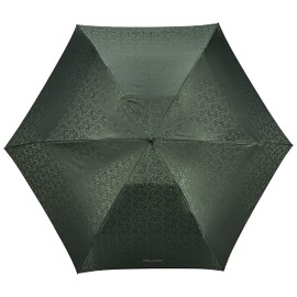 Moonbat Men's Folding Umbrella, Mila Schon Logo Jacquard Men's Umbrella, Folding Umbrella, Mini Umbrella, green (dark green)