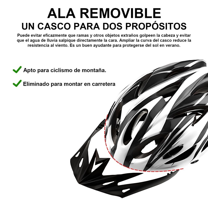 FRILNK Casco Bicicleta, Cascos de Bicicleta para Adultos, Tamaño Ajustable,