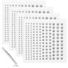 660PCS Fake Lip Stud Face Gems Fake Face Piercing Non