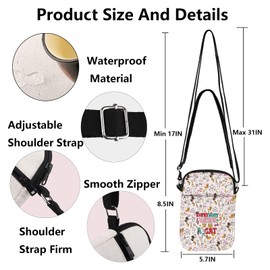 G2TUP Marie Cats Crossbody Bag Berlioz & Toulouse & Marie Gifts Everybody Wants To Be a Cat Gifts Cats Lover Shoulder Bag (Everybody Wants)