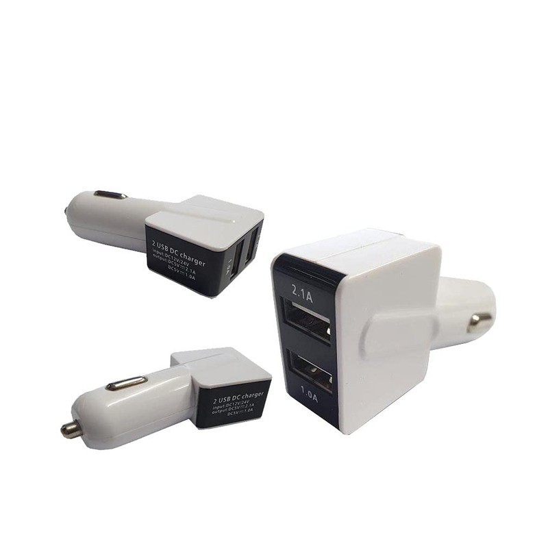 2 Port Dual USB DC Car Charger Adapter