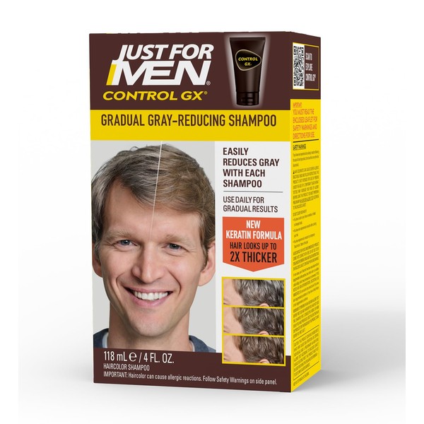Just for Men Control GX Grey Reducing Shampoo for Lighter