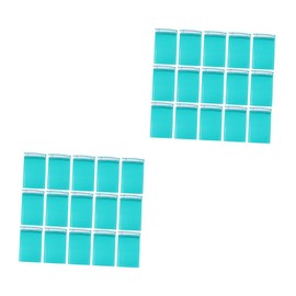 Operitacx 2sets Forest Bag Large Mailing Zipper Package Colored Envelopes Baggies Postage Waterproof for Travel Wrap Bag Sealable Sack Clear Tote Mailers Postal Pouch 25pcs*2