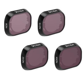 Skyreat Mini 4 Pro ND Filter, Neutral Density Filter Camera Lens, Pack of 4 Filters Set, Compatible with DJI Mini 4 Pro Accessories (ND8 ND16 ND32 ND64) - (Plastic Version)