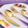 24 Pieces Flatware Set, Stainless Steel Cutlery Set with Silverware