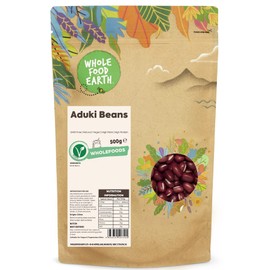 Whole Food Earth® - Aduki Beans 500 g | GMO Free | Natural | High Fibre | High Protein