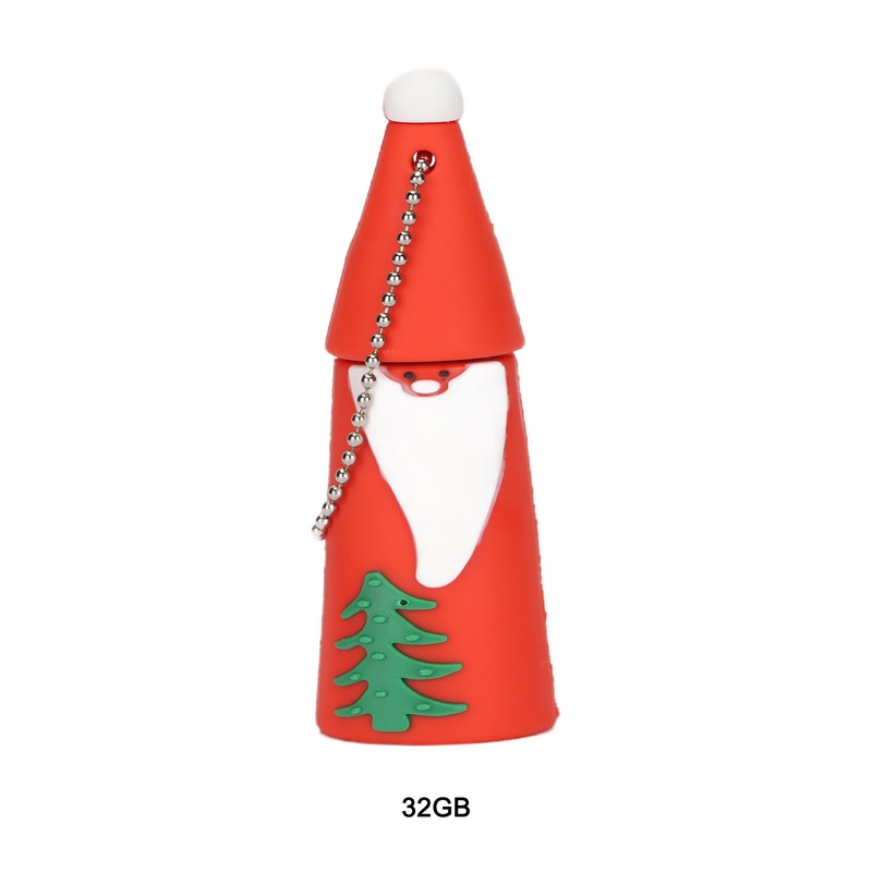 U Disk Durable Strong Compatibility Cute Santa Claus USB 2.0