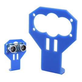 HALJIA Smart Car Mount Compatible with HC-SR04 Ultrasonic Transducer Sensor Robotic Acrylic