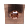 RDP Copper Rooftop Exhaust Vent Cap with Damper and Bottom