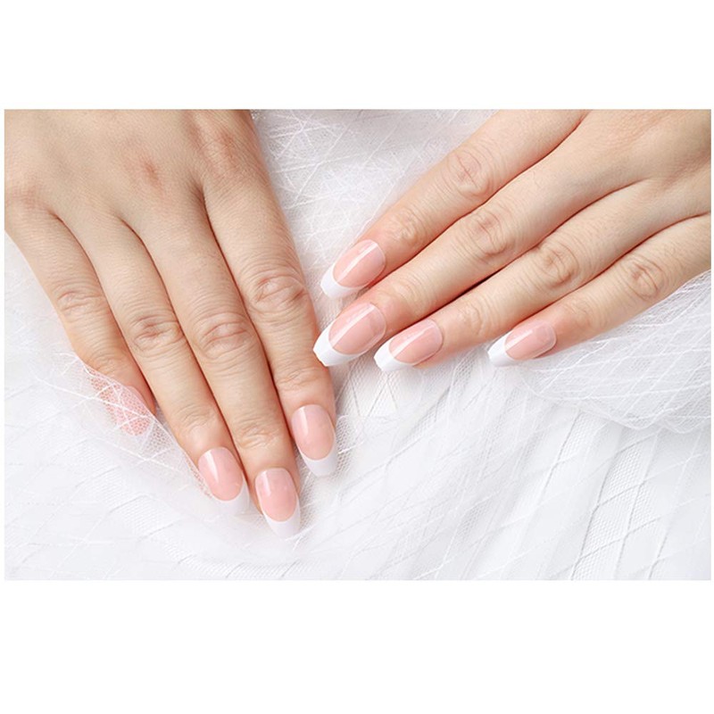 AKH® 12pcs 6 Different Sizes Pre Painted False Nails for