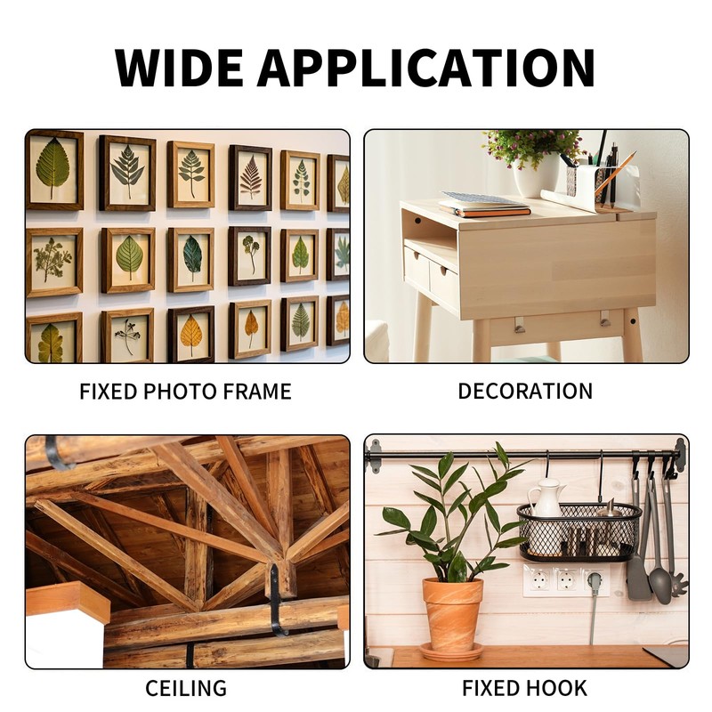 HEHALI 370pcs Plastic Drywall Wall Anchors Kit with Screws, Includes